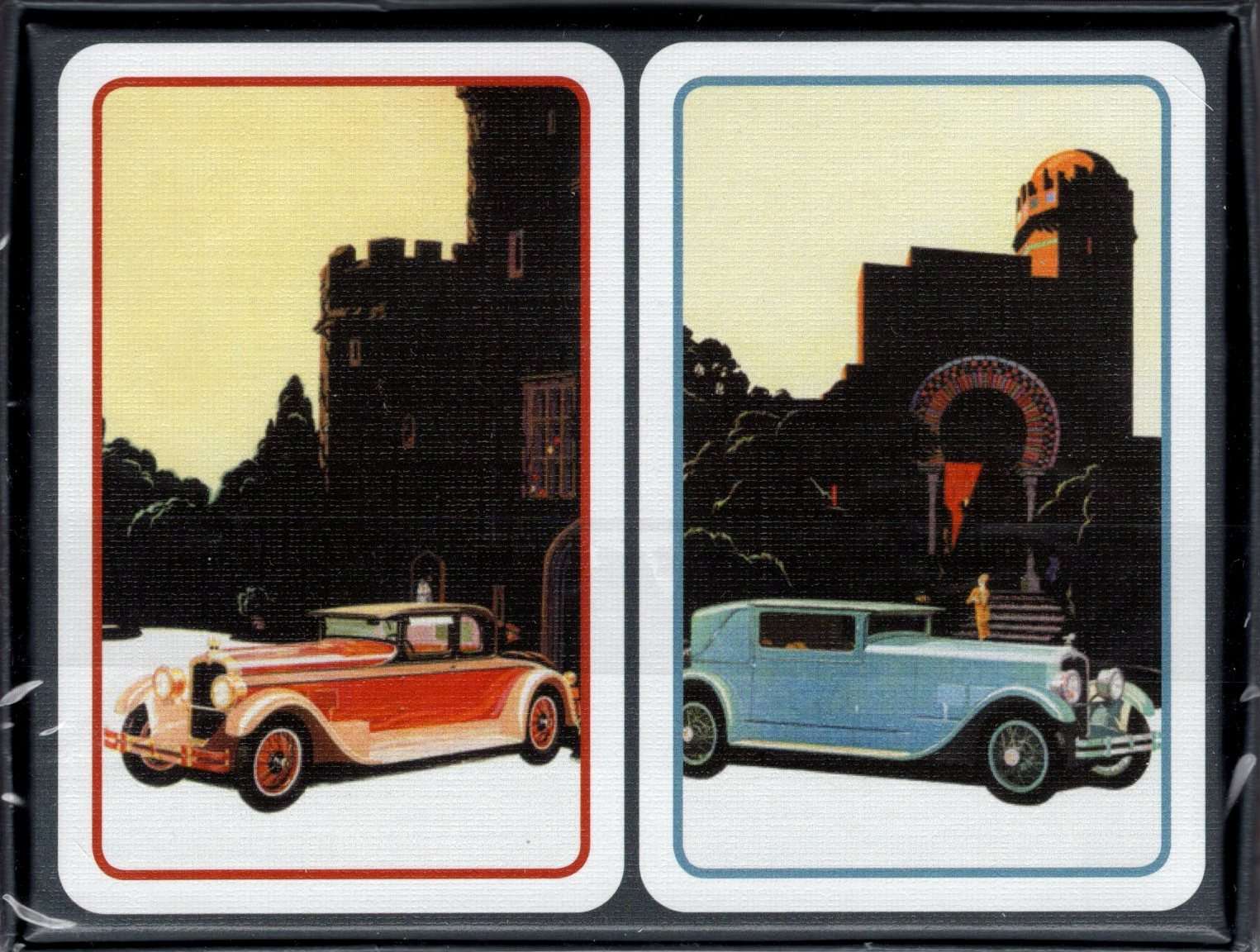 Classic Cars 2 Deck Set Bridge Playing Cards Piatnik