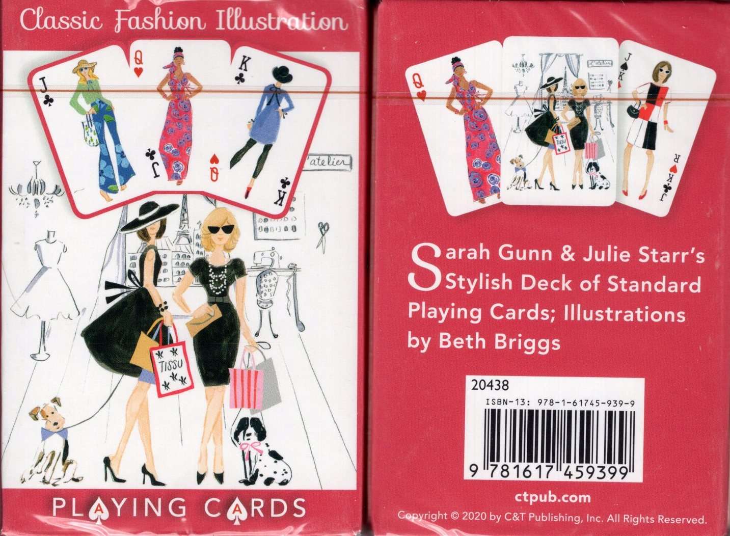 Classic Fashion Illustration Playing Cards