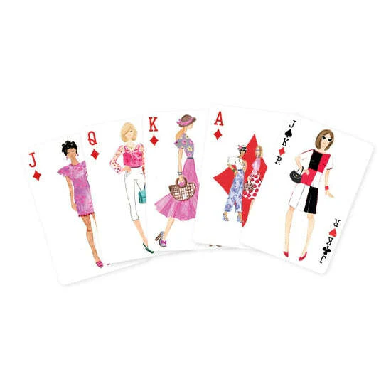 Classic Fashion Illustration Playing Cards