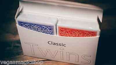 Classic Twins Red & Blue 2 Deck Set Playing Cards