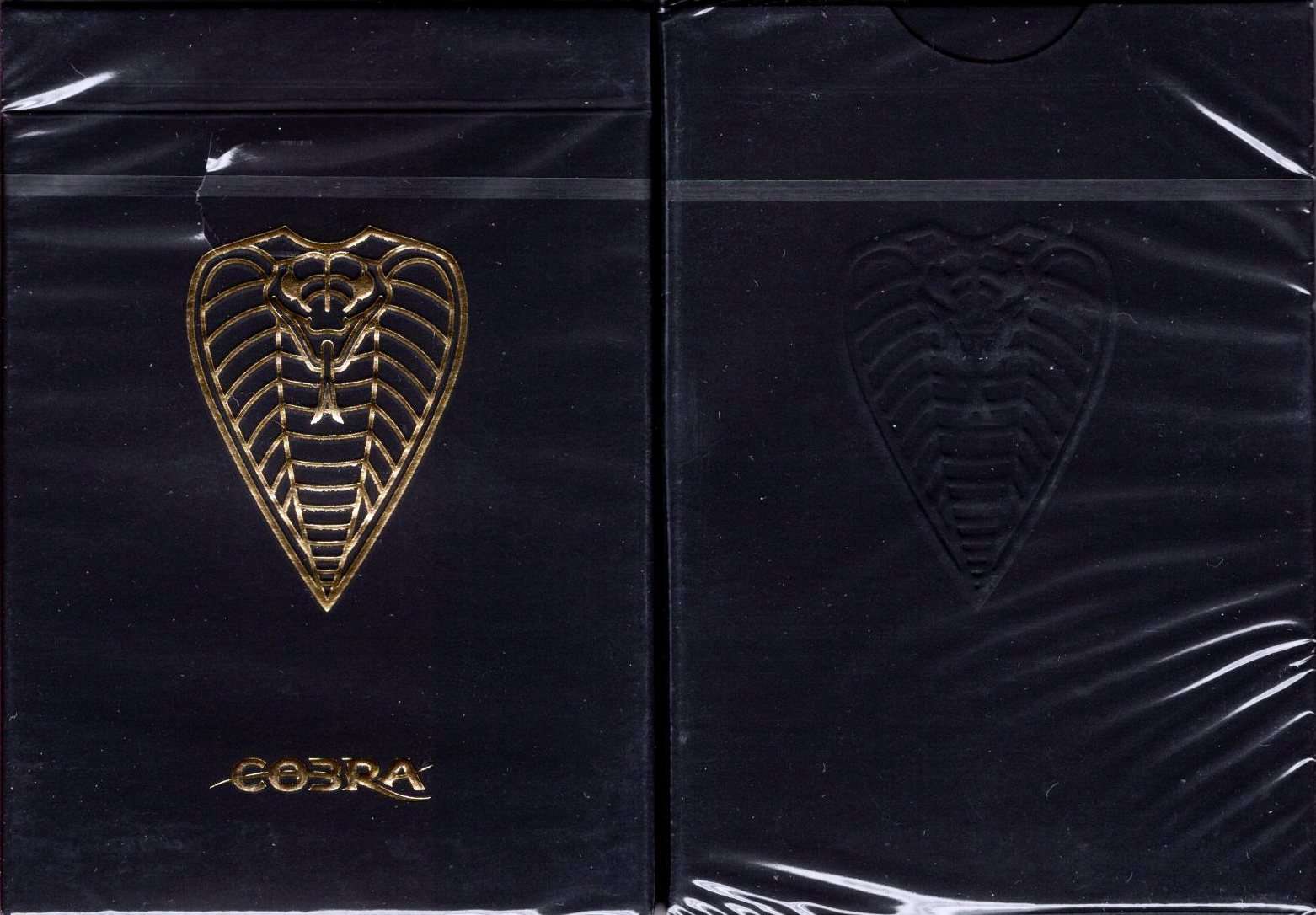 Cobra Black Playing Cards Cartamundi
