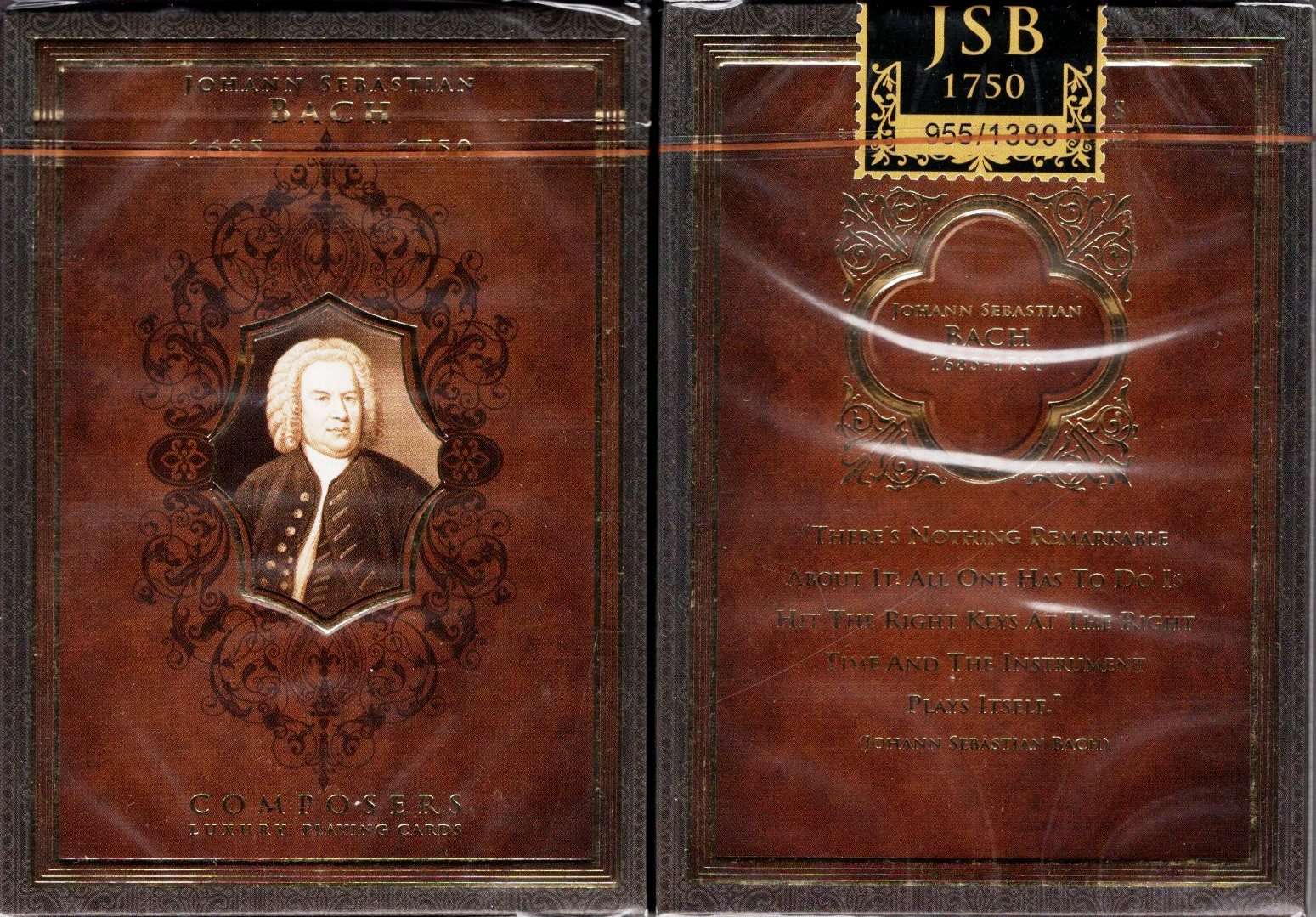 Composers Bach Playing Cards NPCC