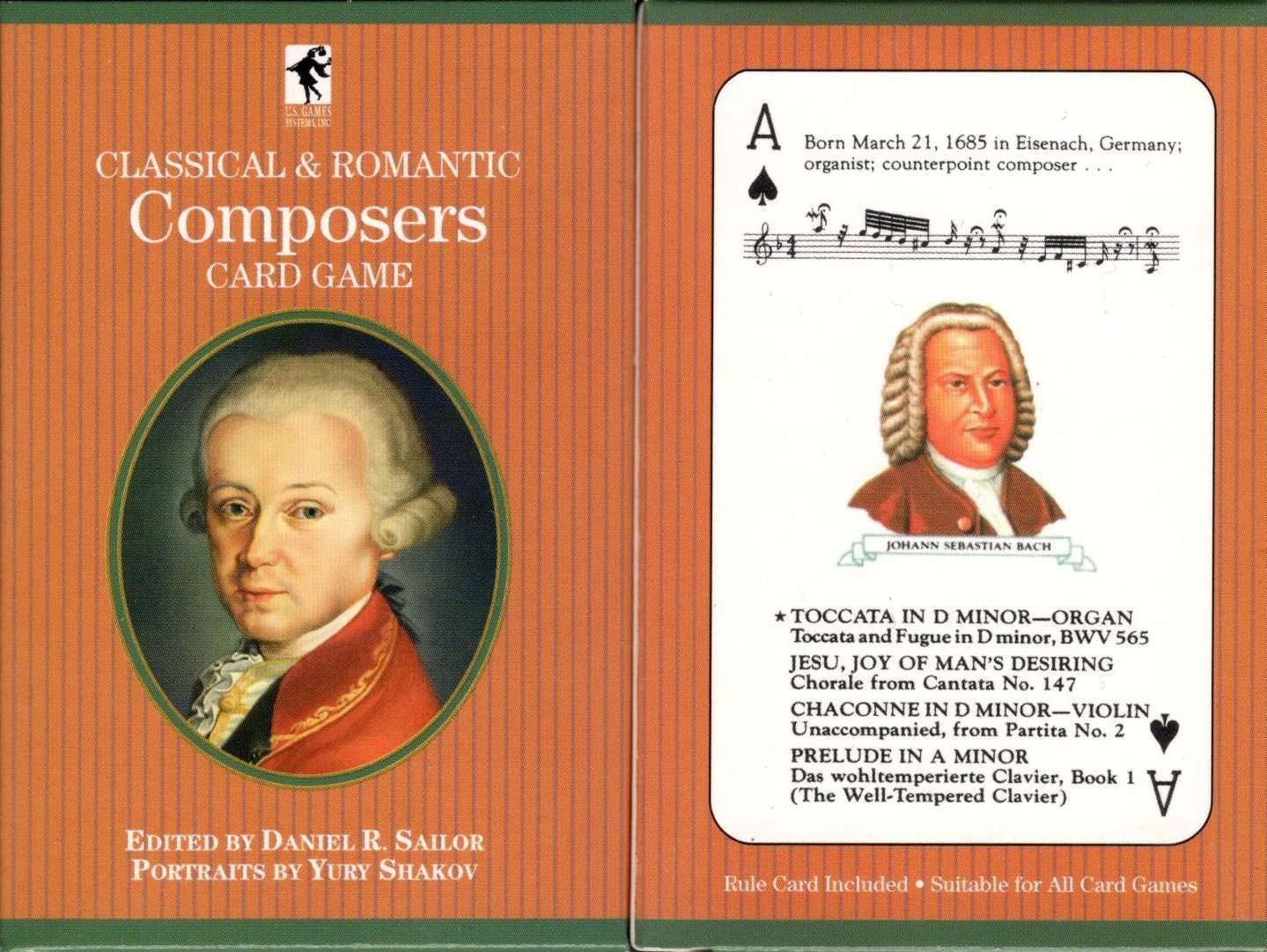 Composers Playing Cards USGS