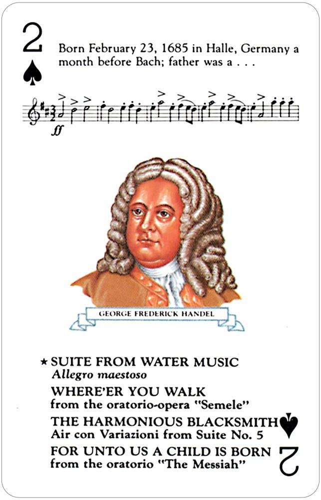 Composers Playing Cards USGS