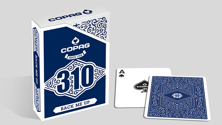 Copag 310 Back Me Up Blue Playing Cards Cartamundi