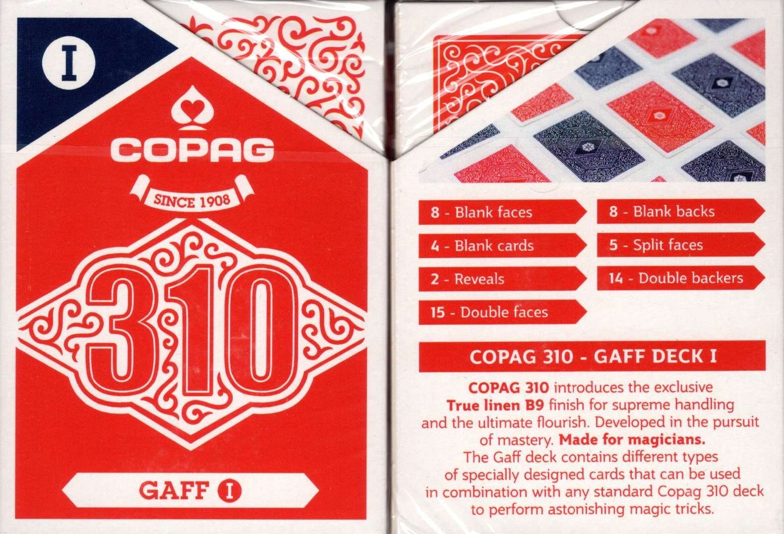 COPAG 310 Gaff Playing Cards Cartamundi
