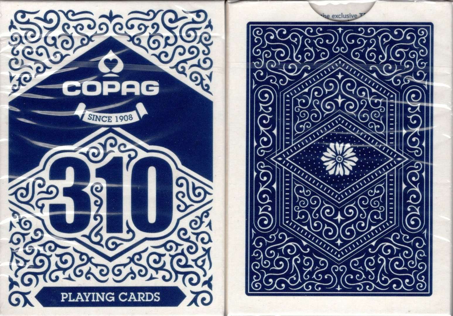 COPAG 310 SlimLine Blue Playing Cards Cartamundi