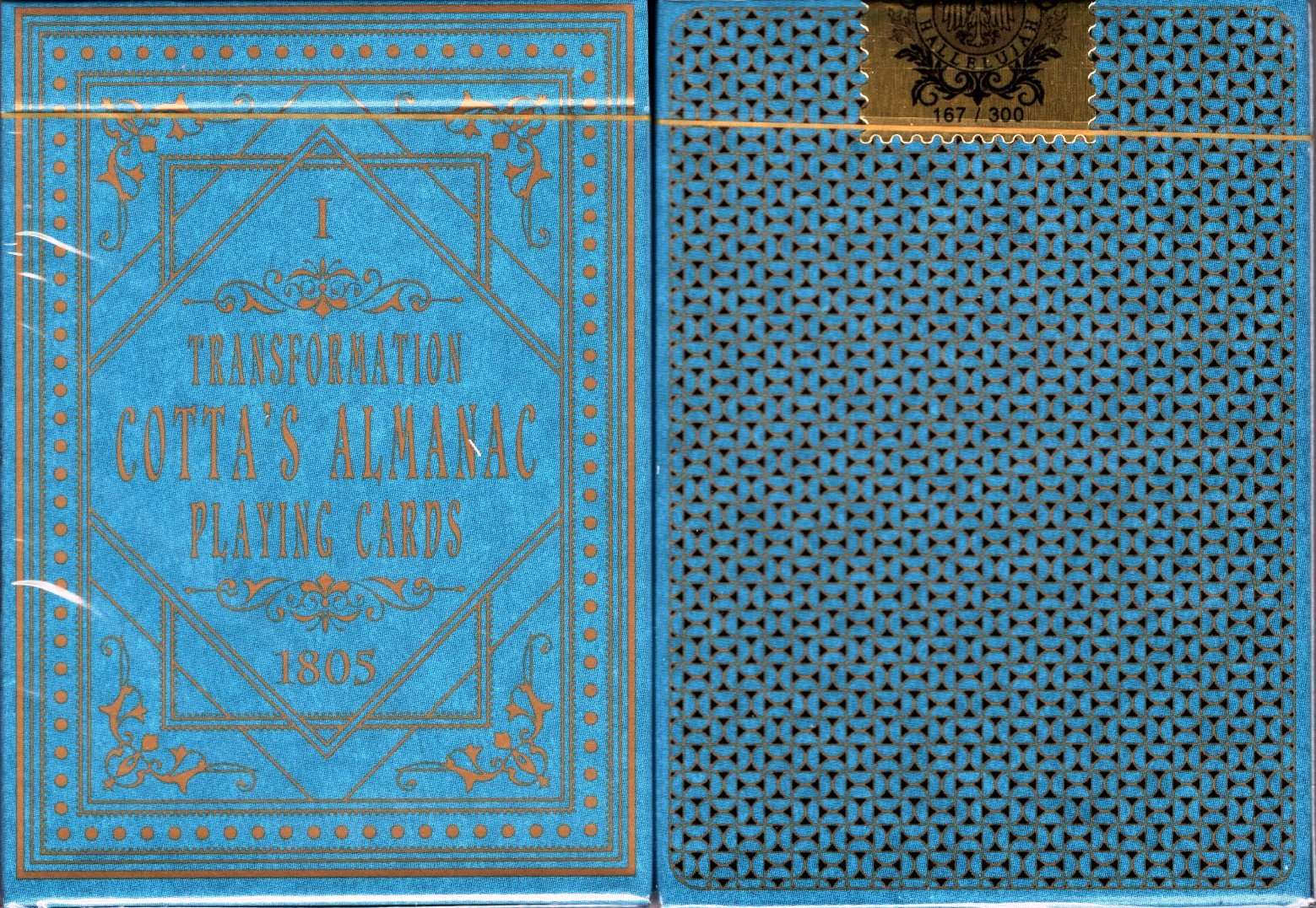 Cotta's Almanac #1 Gilded Playing Cards USPCC