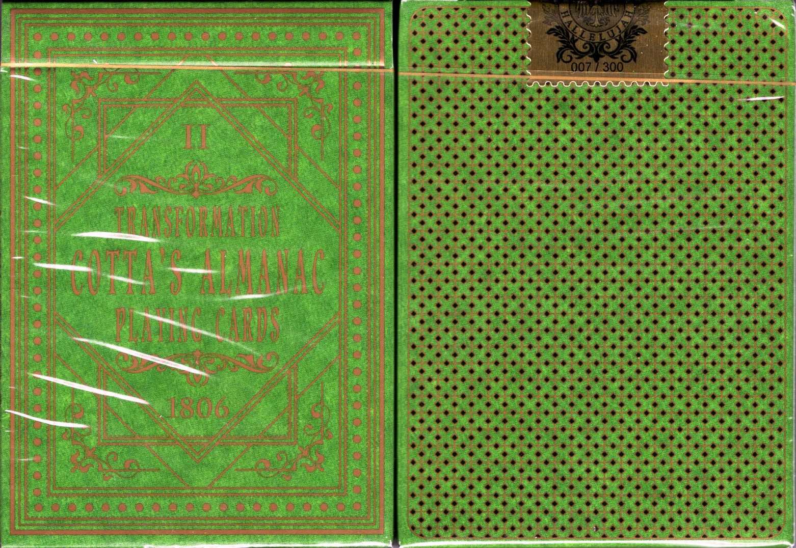 Cotta's Almanac #2 Gilded Playing Cards USPCC