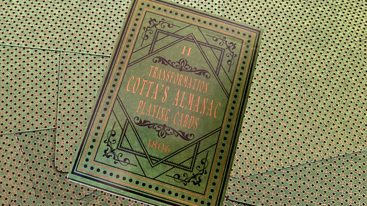 Cotta's Almanac #2 Reproduction Playing Cards USPCC