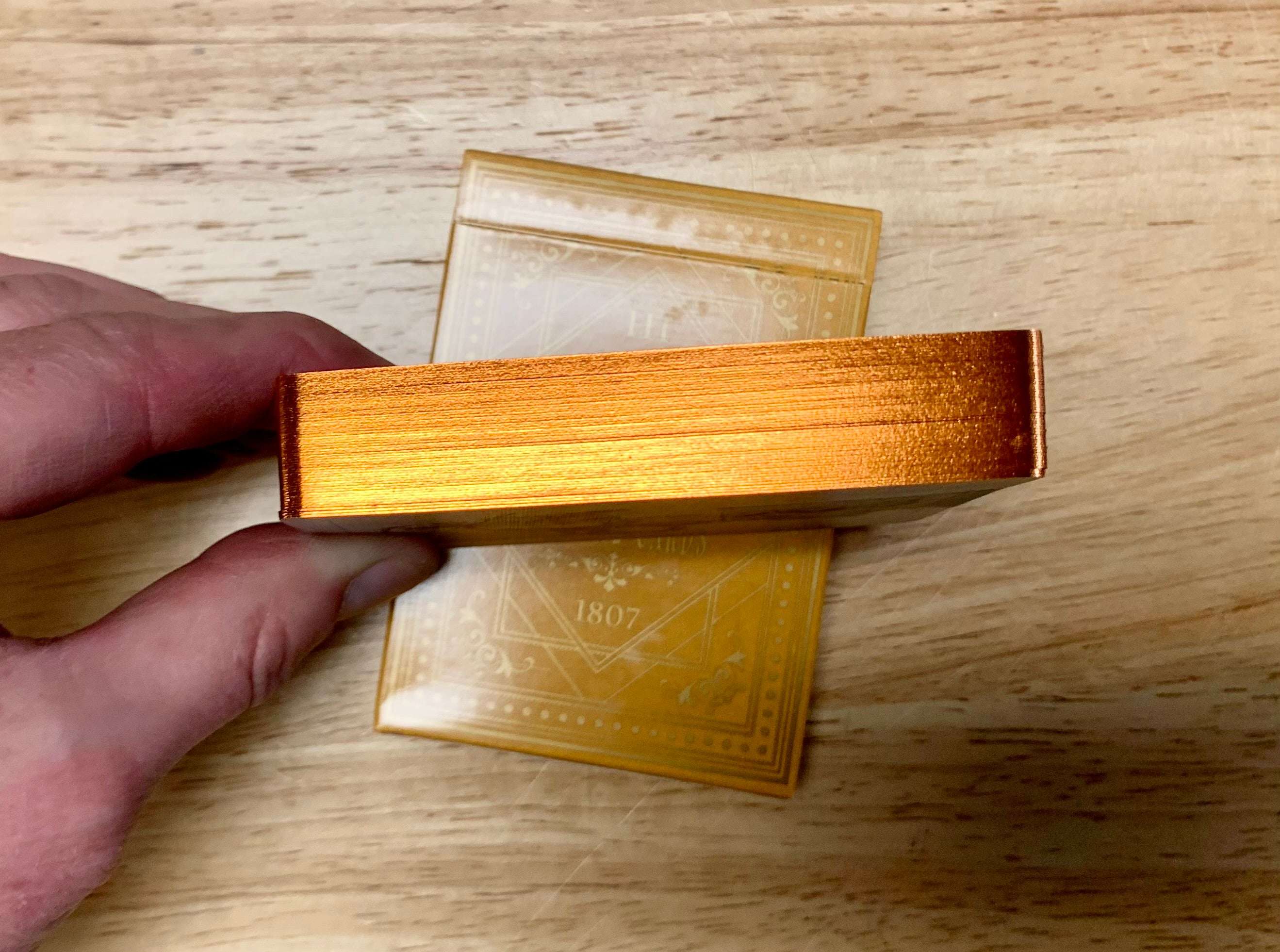 Cotta's Almanac #3 Gilded Playing Cards USPCC