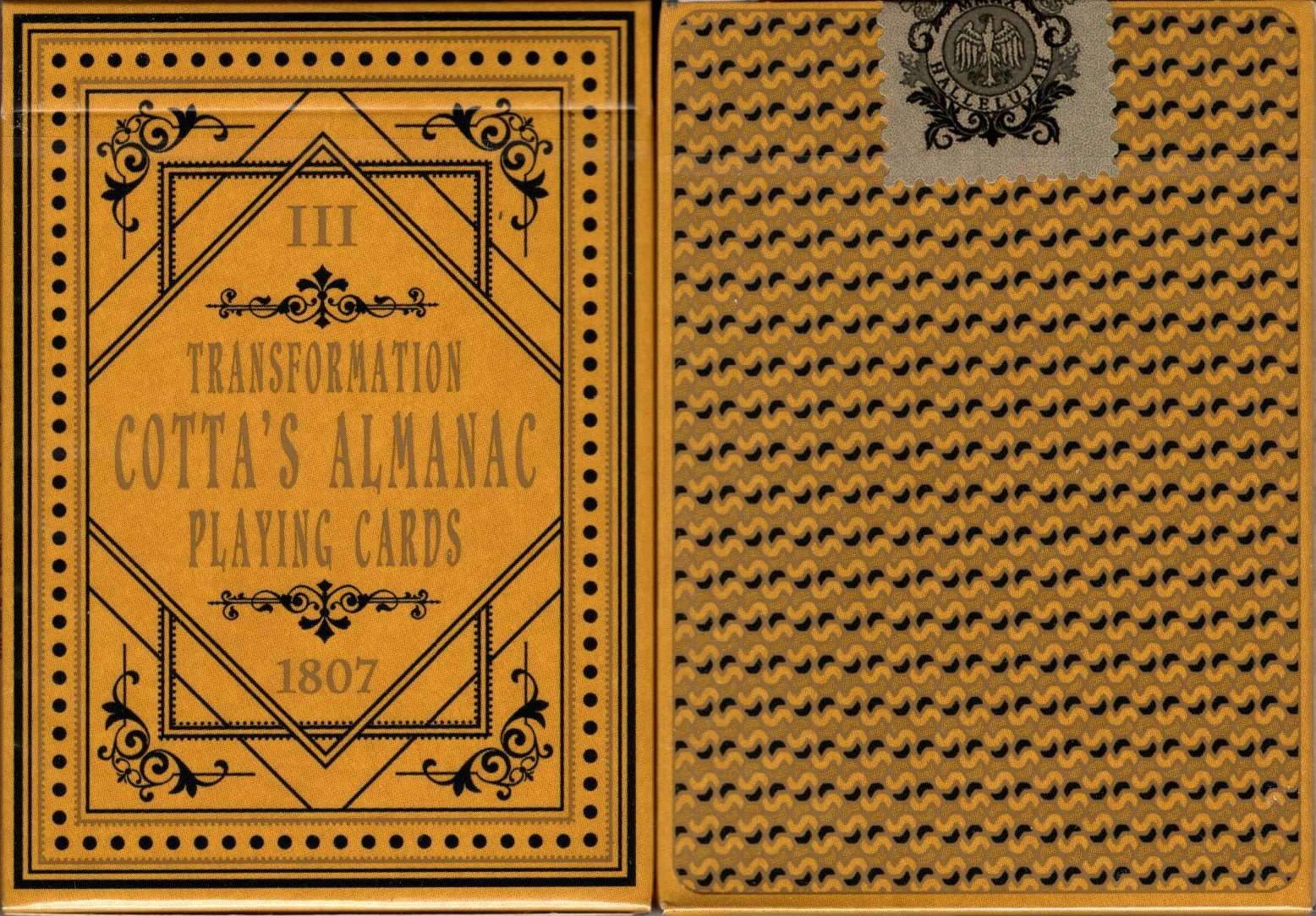 Cotta's Almanac #3 Reproduction Playing Cards USPCC