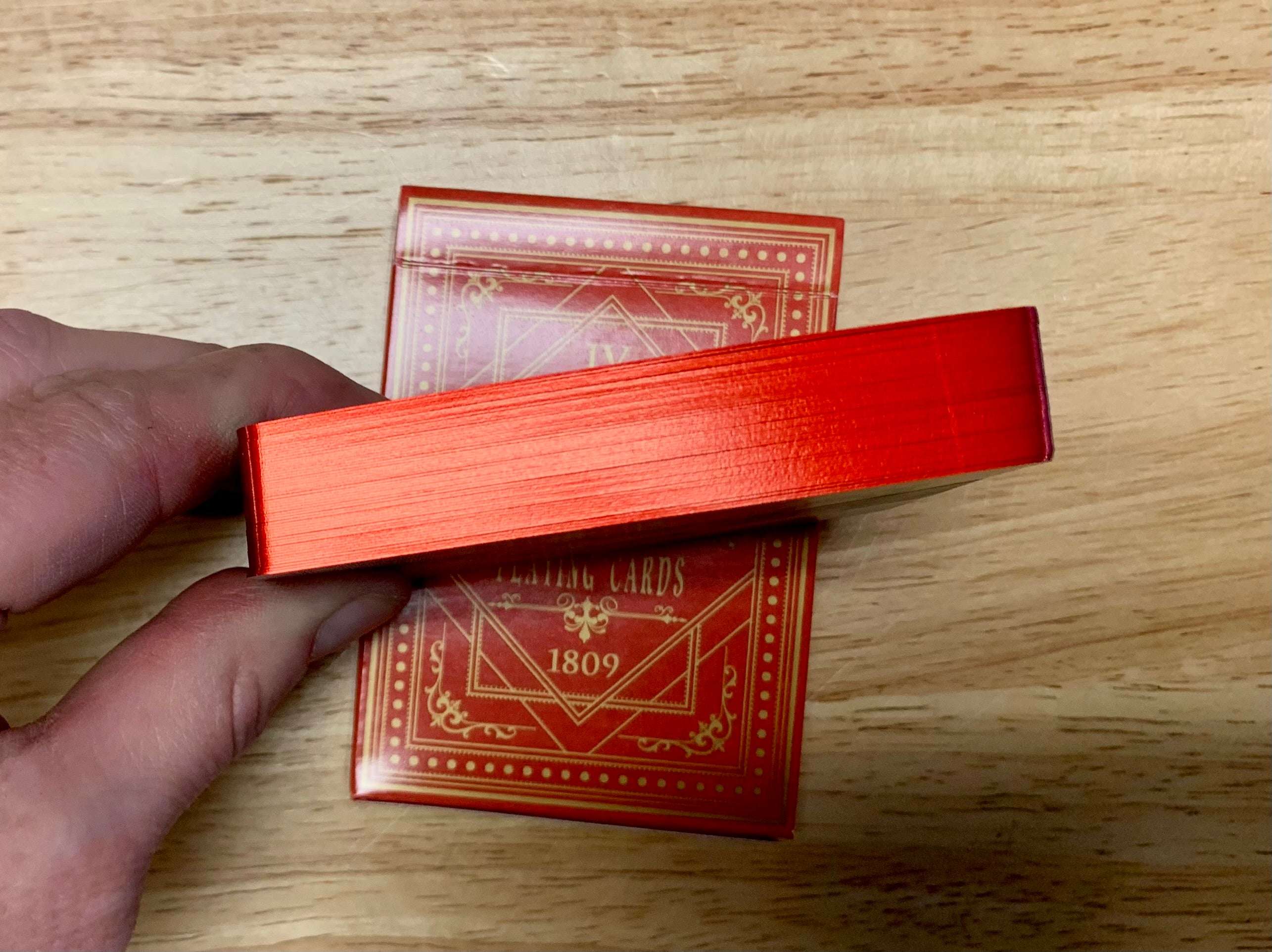 Cotta's Almanac #4 Gilded Playing Cards USPCC