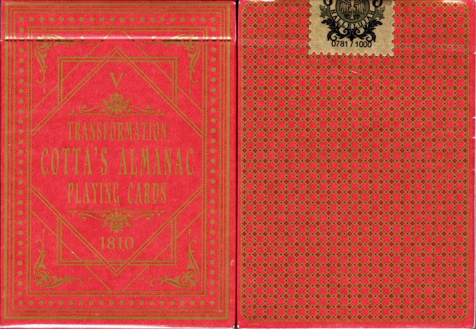Cotta's Almanac #5 Limited Playing Cards USPCC