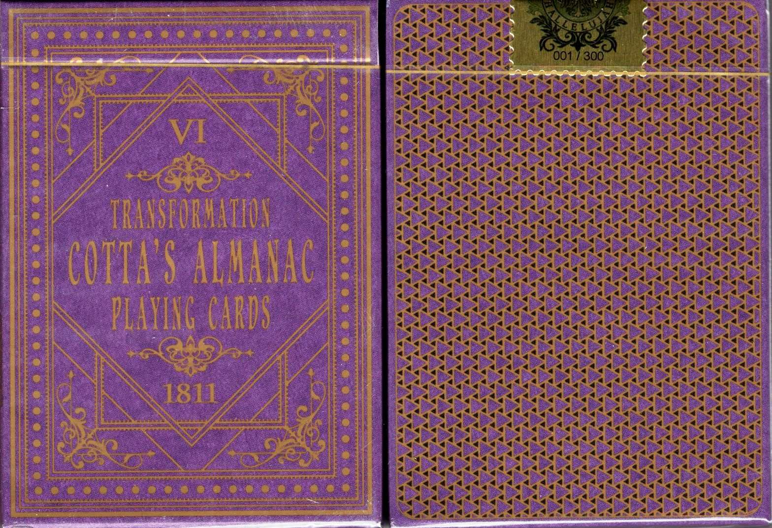 Cotta's Almanac #6 Gilded Playing Cards USPCC