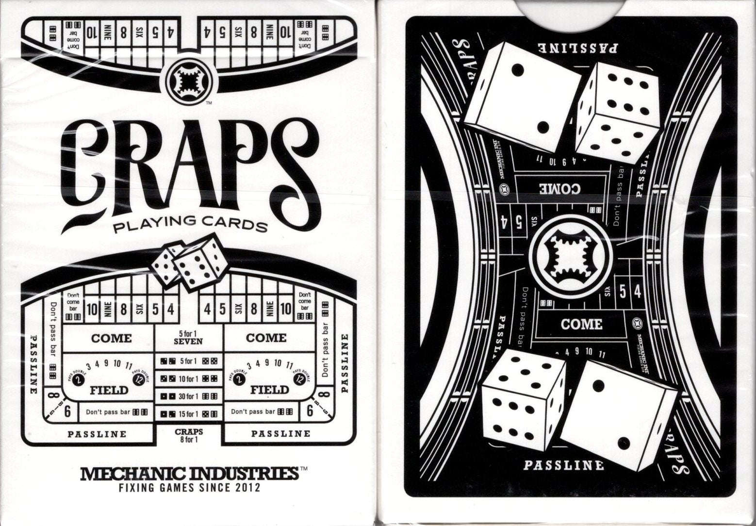 Craps Marked Playing Cards Cartamundi