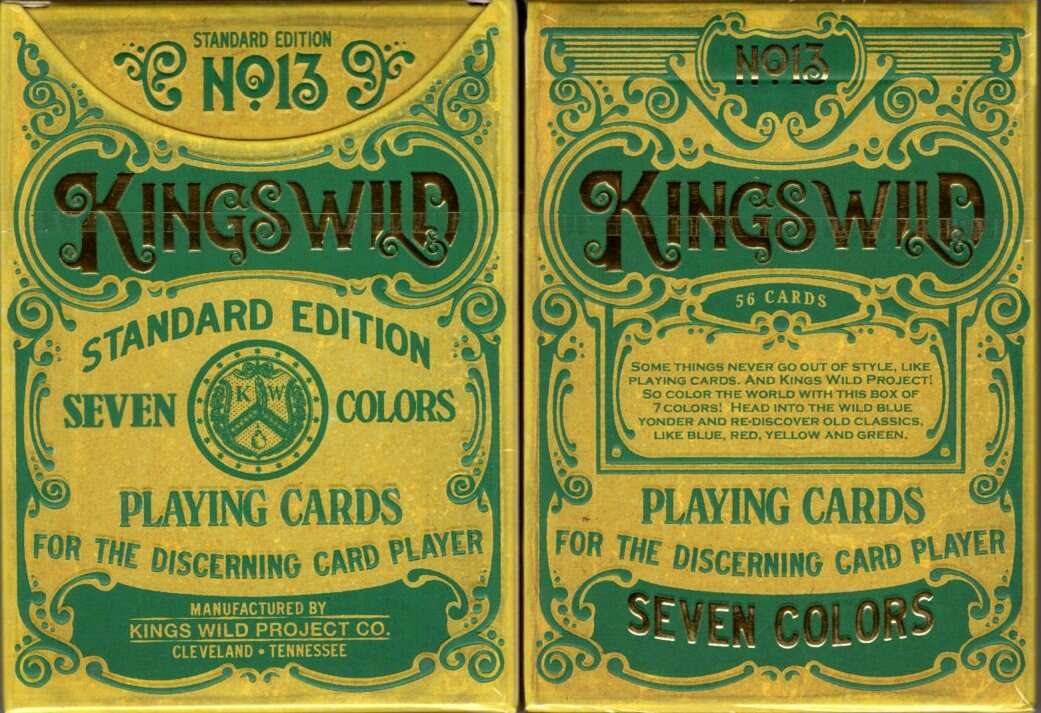 Crayon Playing Cards by Kings Wild Project