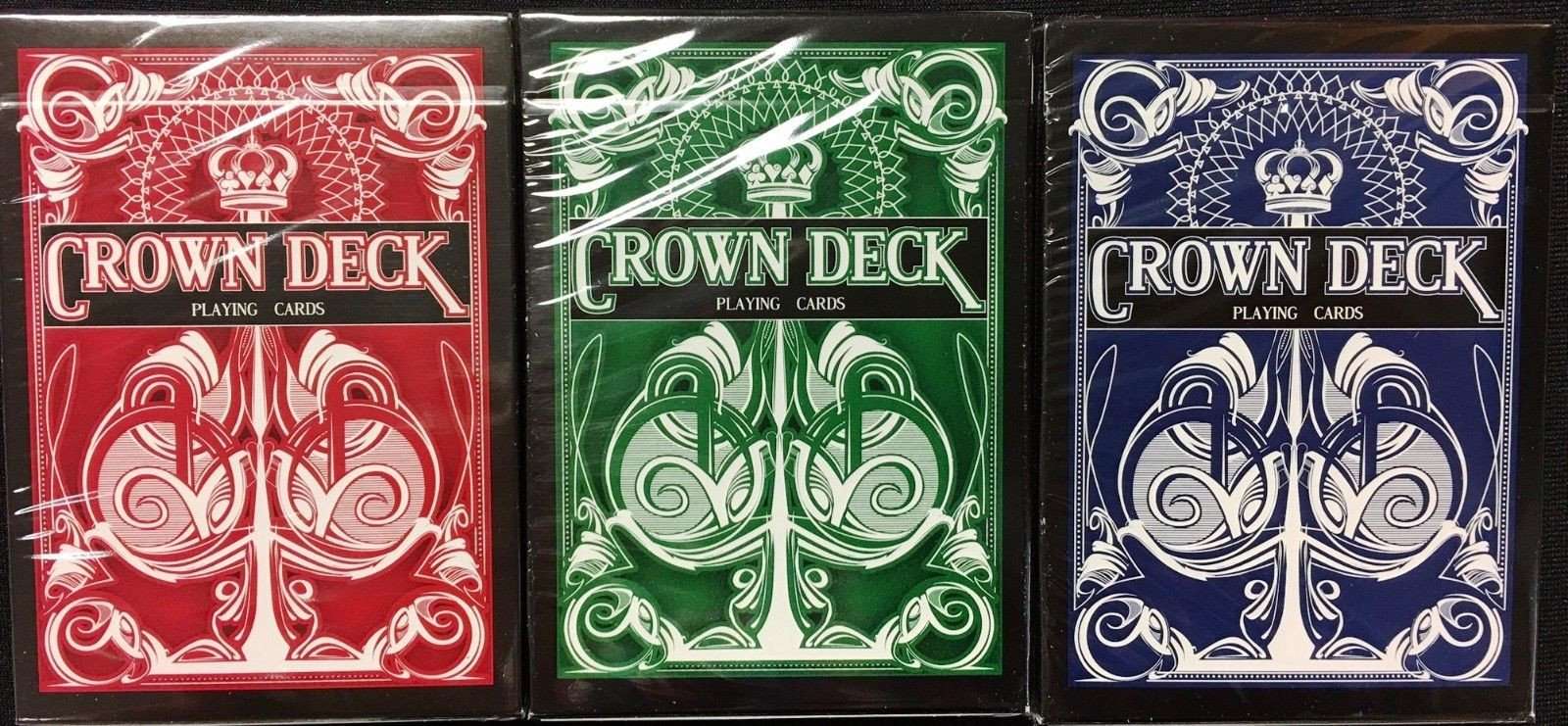 Crown 3 Deck Set Playing Cards V1