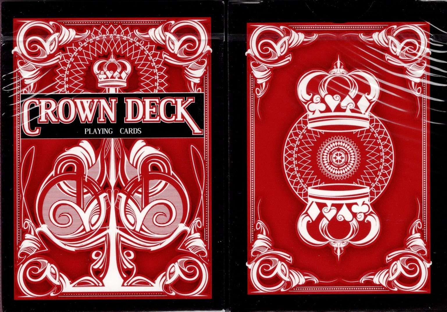 Crown Red v1 Playing Cards USPCC