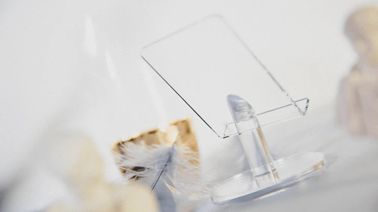 Crystal Support Playing Card Display Stand