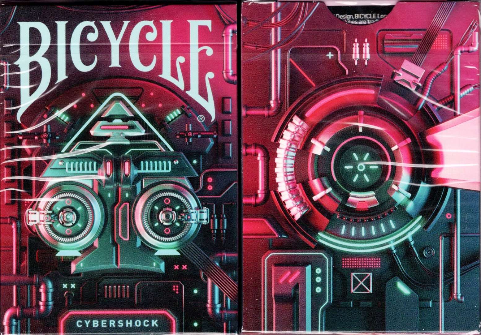 Cybershock Gilded Cobalt Bicycle Playing Cards