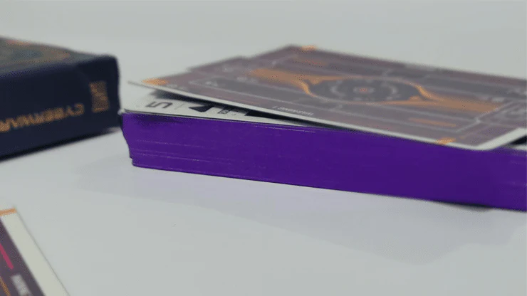 Cyberware Neon Gilded Playing Cards USPCC