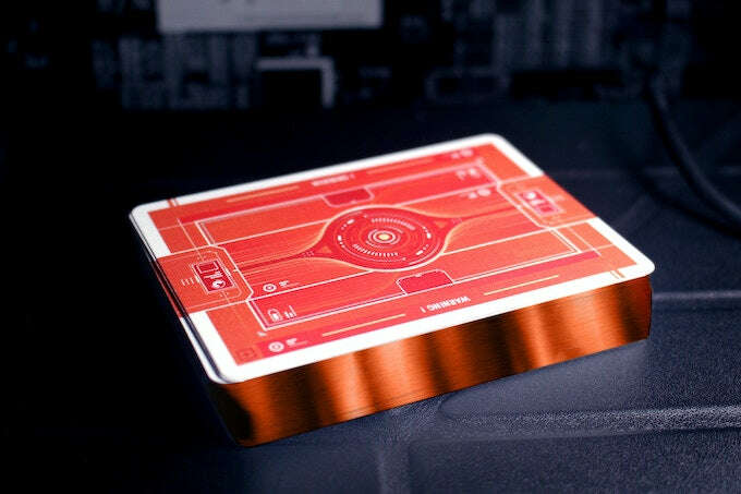 Cyberware Rouge Gilded Playing Cards USPCC