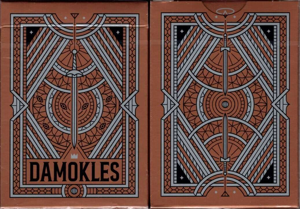 Damokles Cuprum Playing Cards USPCC