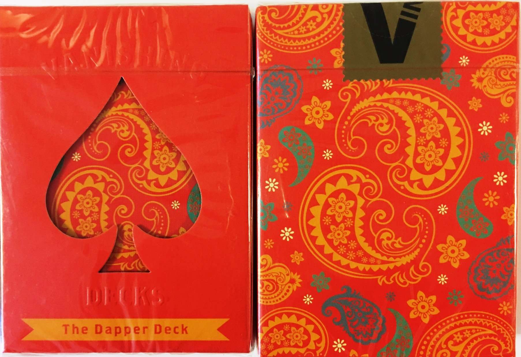 Dapper Orange Playing Cards EPCC