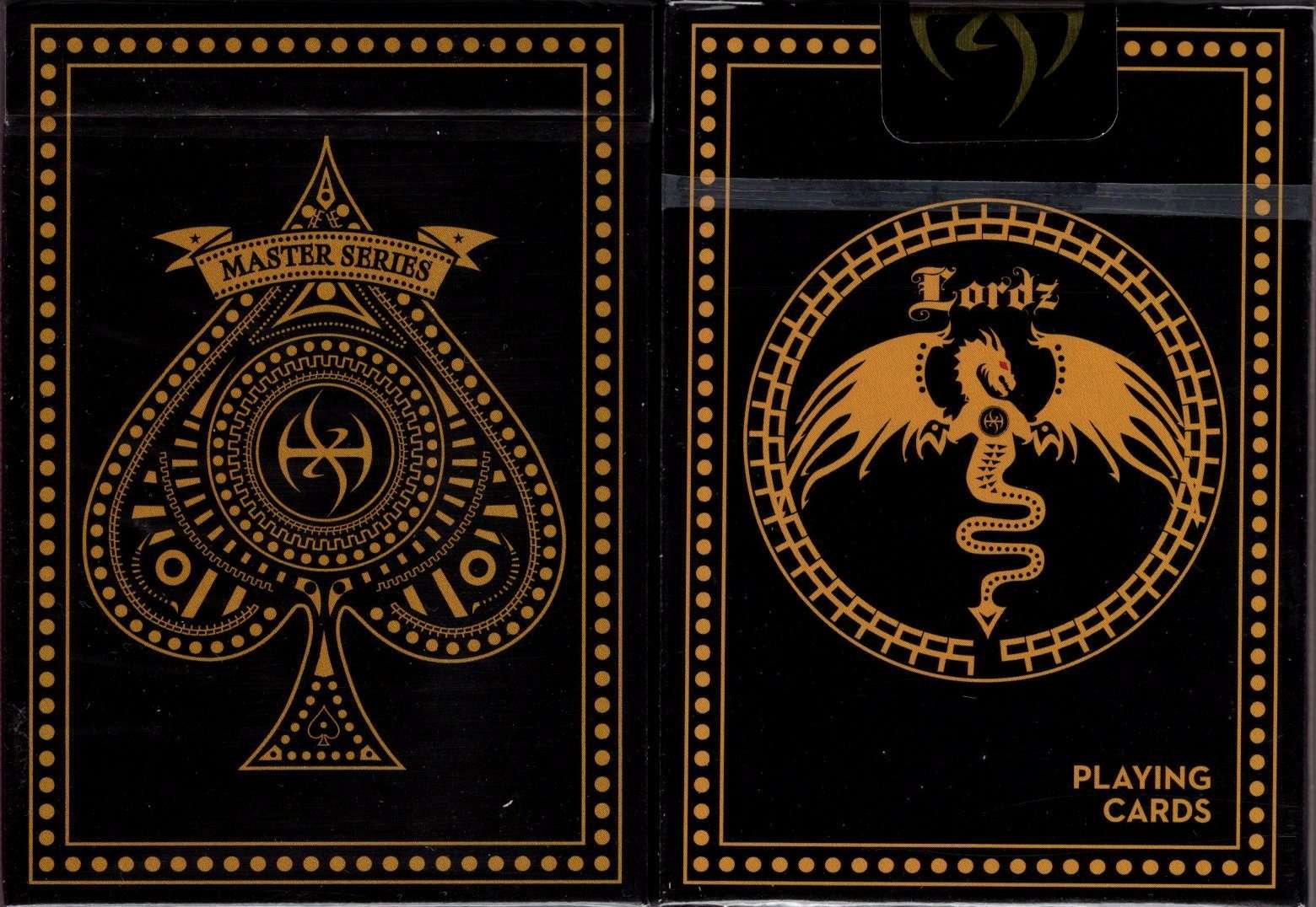 Dark Lordz Black Playing Cards USPCC