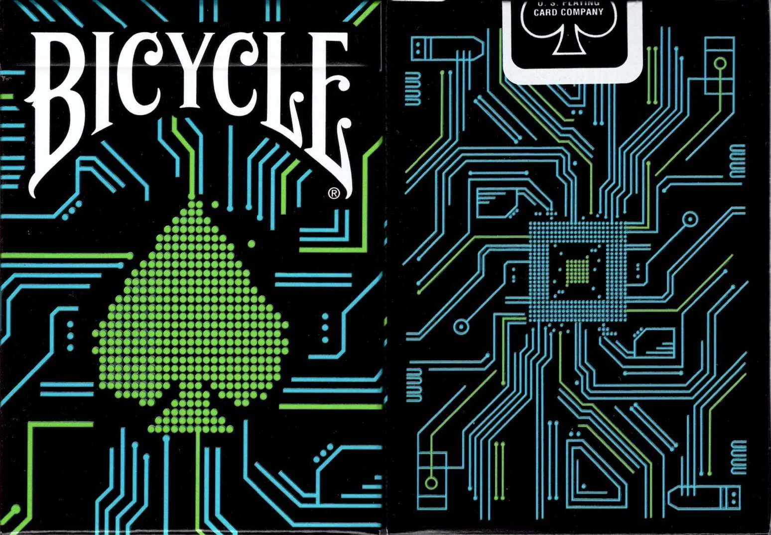 Dark Mode Bicycle Playing Cards
