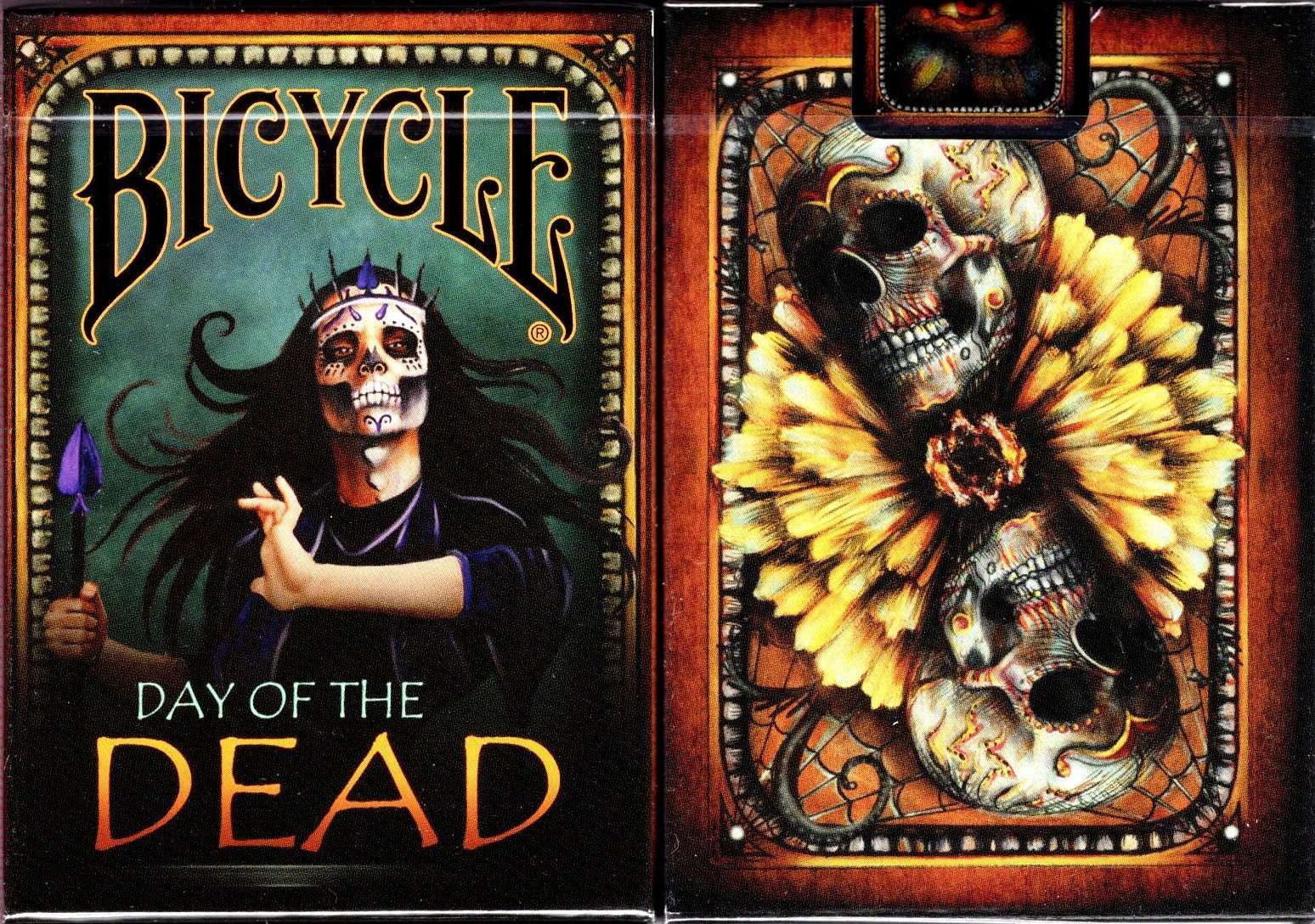 Day of the Dead Bicycle Playing Cards