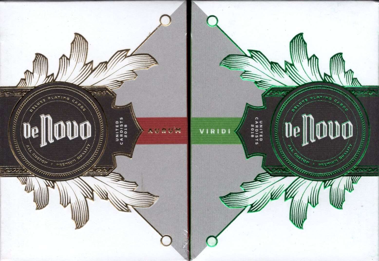 De Novo Playing Cards 2 Deck Set OPC
