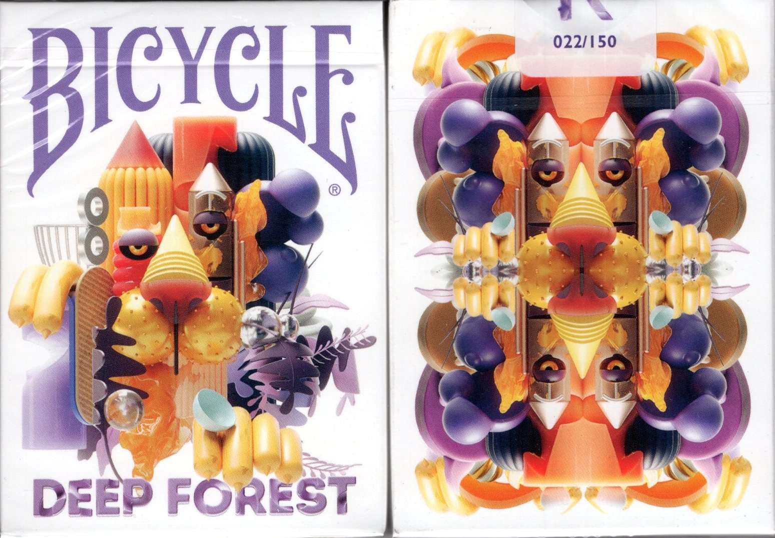 Deep Forest Gilded Bicycle Playing Cards
