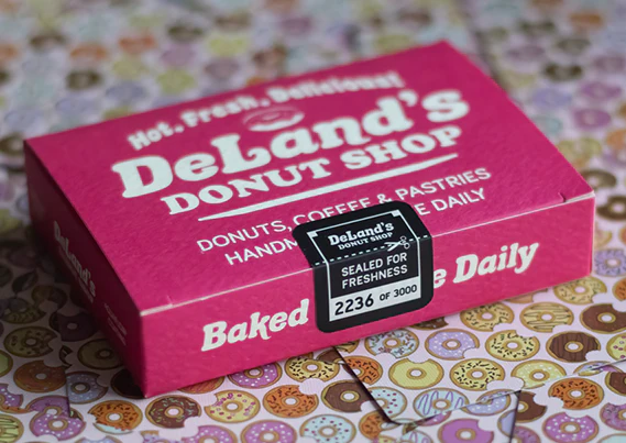 DeLand's Donut Shop Marked Playing Cards