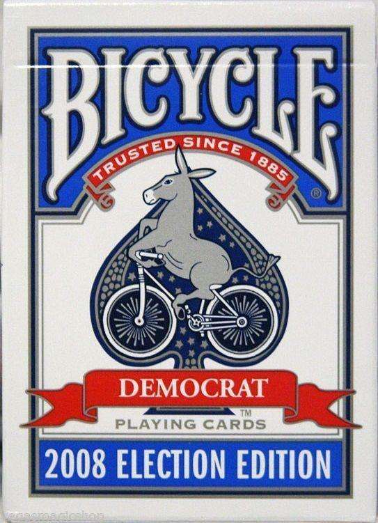 Democrat Blue 2008 Election Bicycle Playing Cards Deck