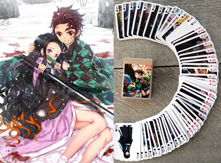 2132-demon-slayer-kimetsu-no-yaiba-playing-cards-by-flonzgift-1.webp