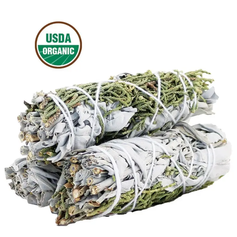 4" White Sage & Juniper Smudge Stick
