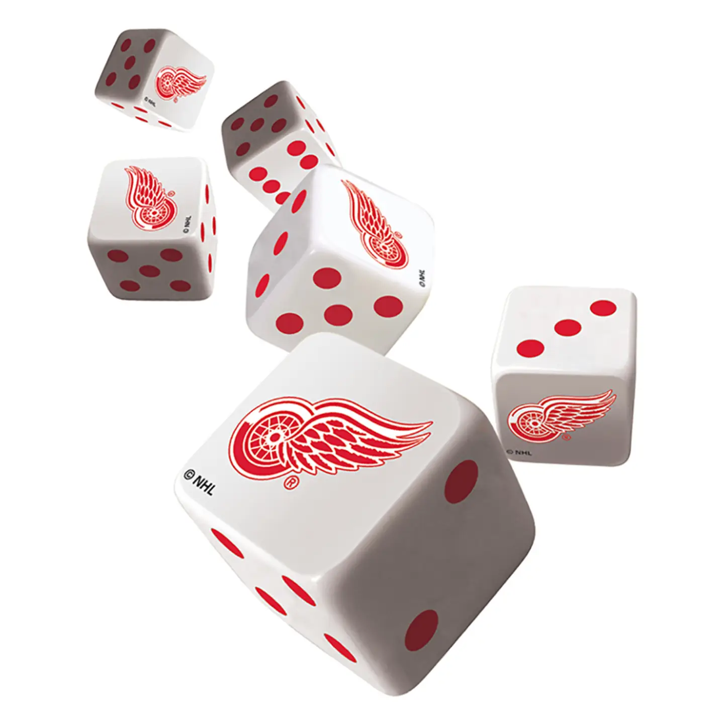Detroit Red Wings Dice Set by Masterpieces