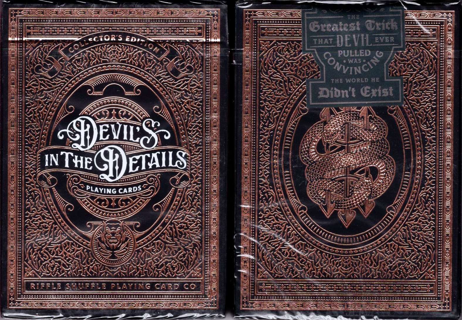 Devil's In The Details Rose Gold Playing Cards TPCC
