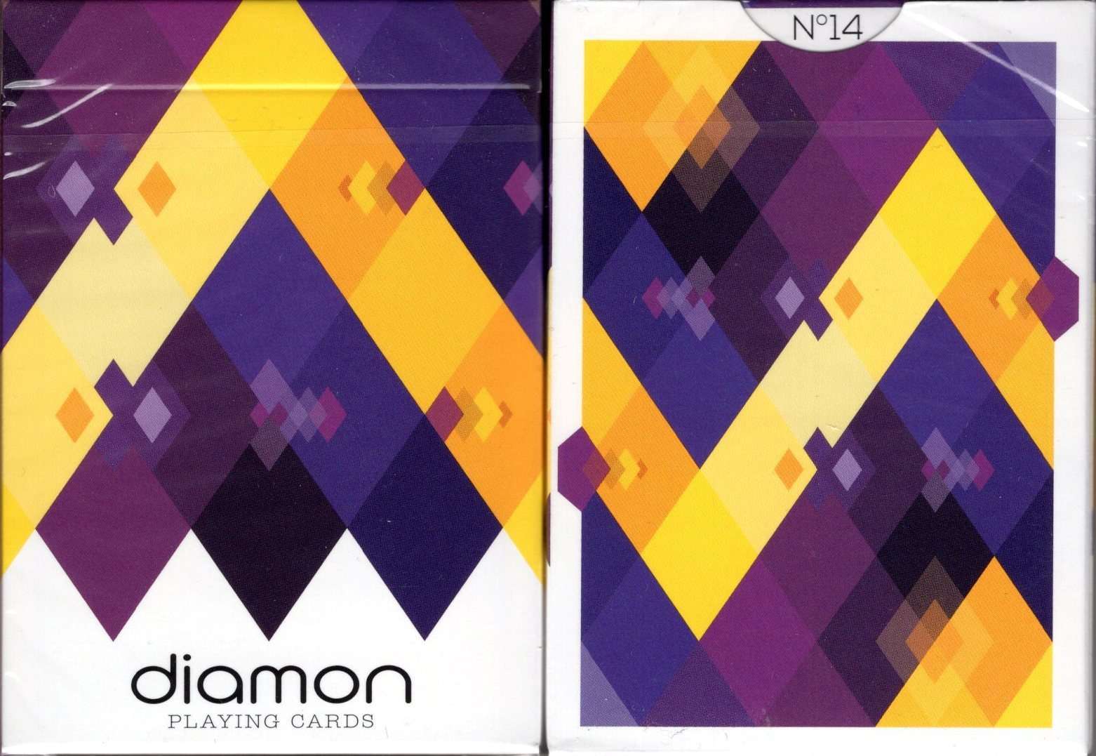 Diamon No 14 Purple Star Playing Cards USPCC