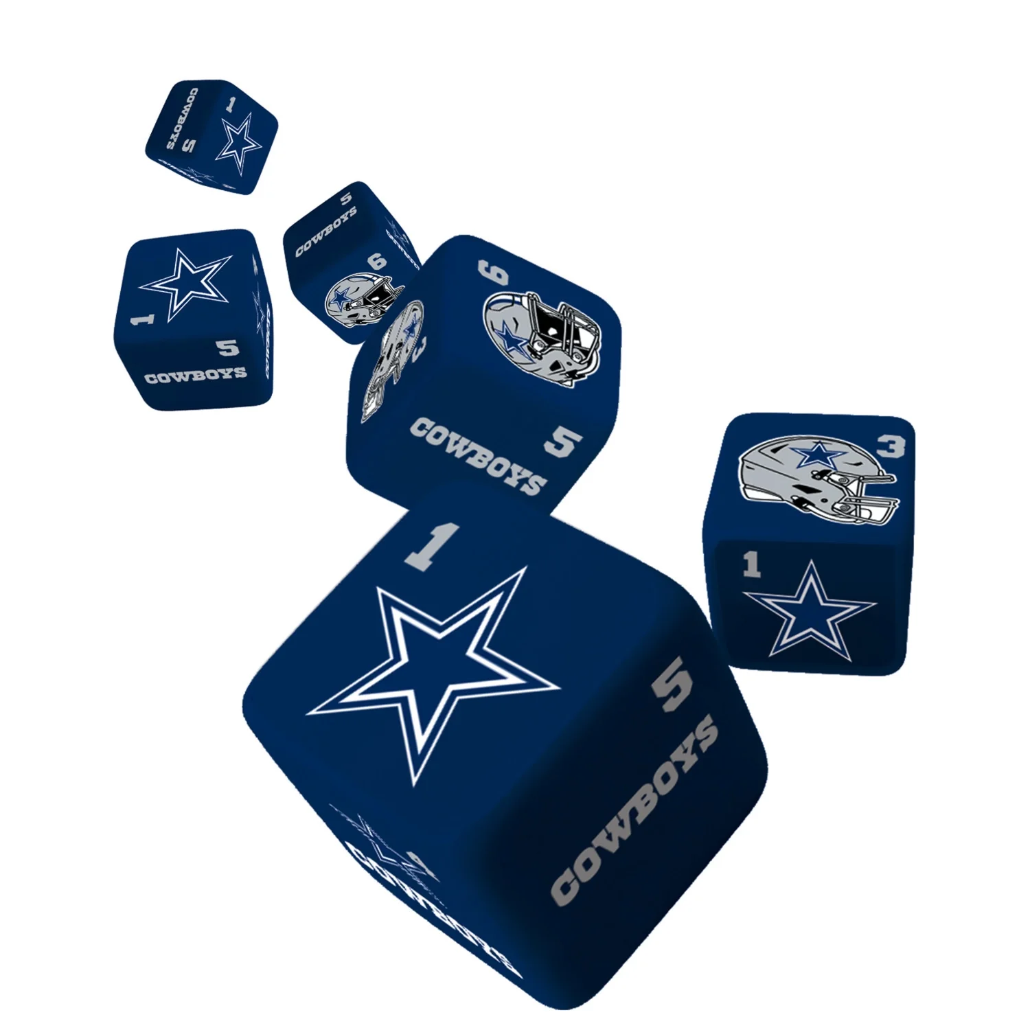 Dallas Cowboys Dice Set by Masterpieces
