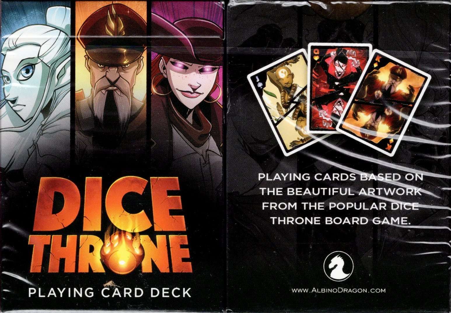 Dice Thrown Playing Cards USPCC