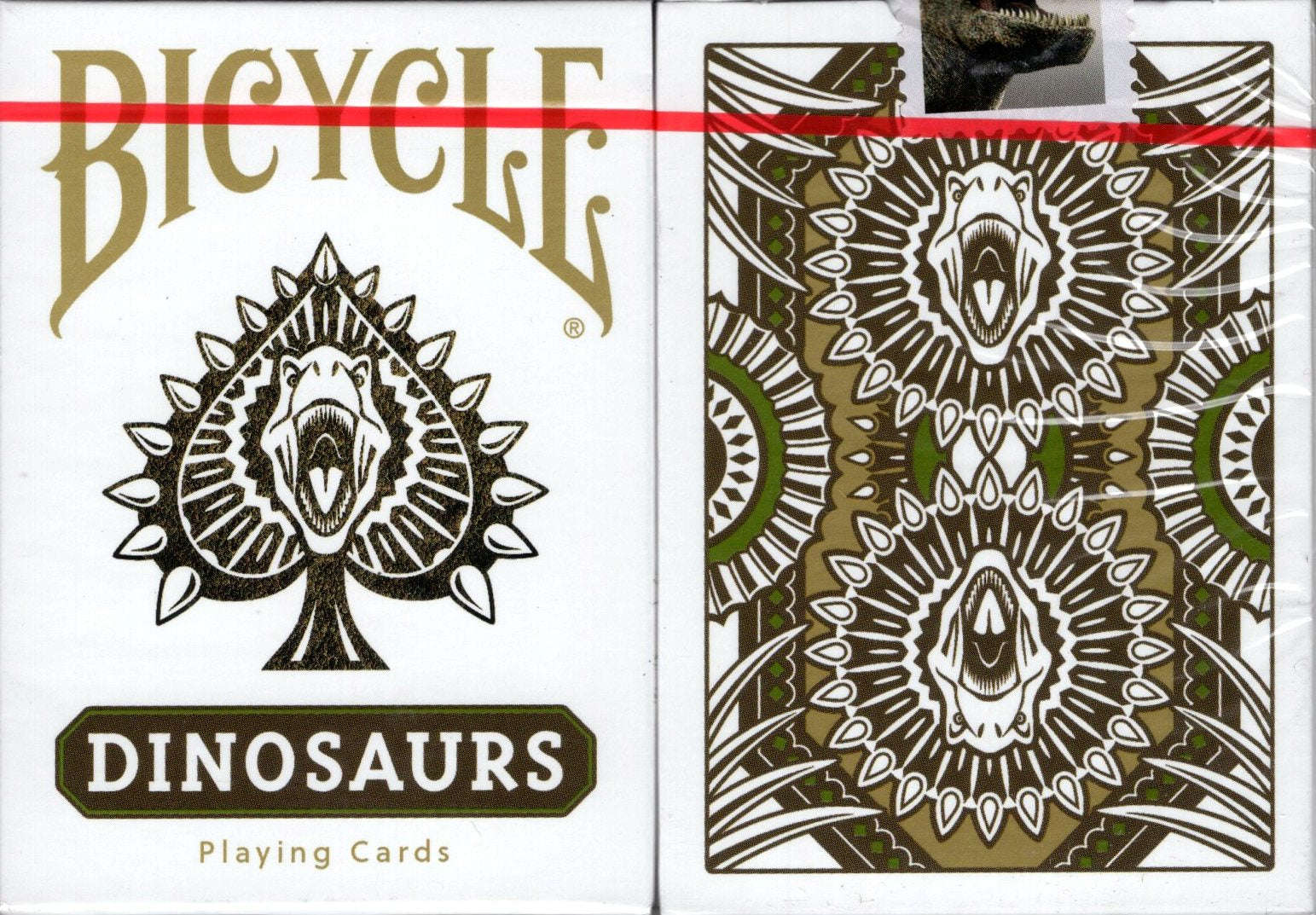 Dinosaurs Stripper Bicycle Playing Cards