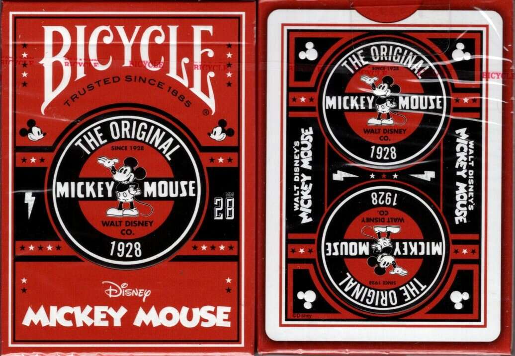 Disney Classic Mickey Mouse Inspired Bicycle Playing Cards