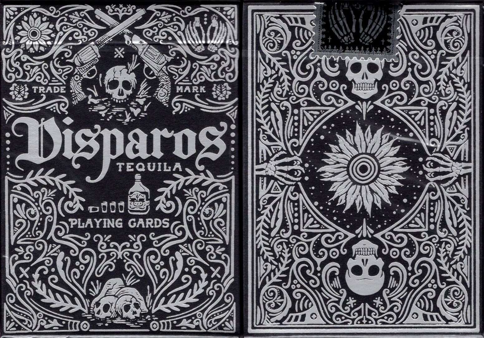 Disparos Tequila Black Playing Cards USPCC