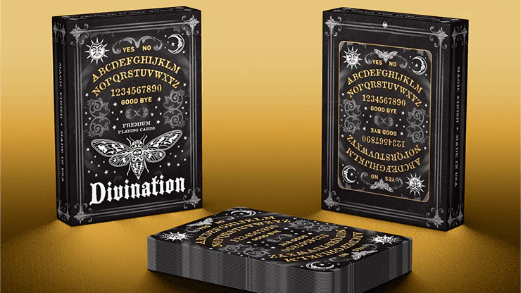 Divination Black Playing Cards by Midnight Cards LPCC
