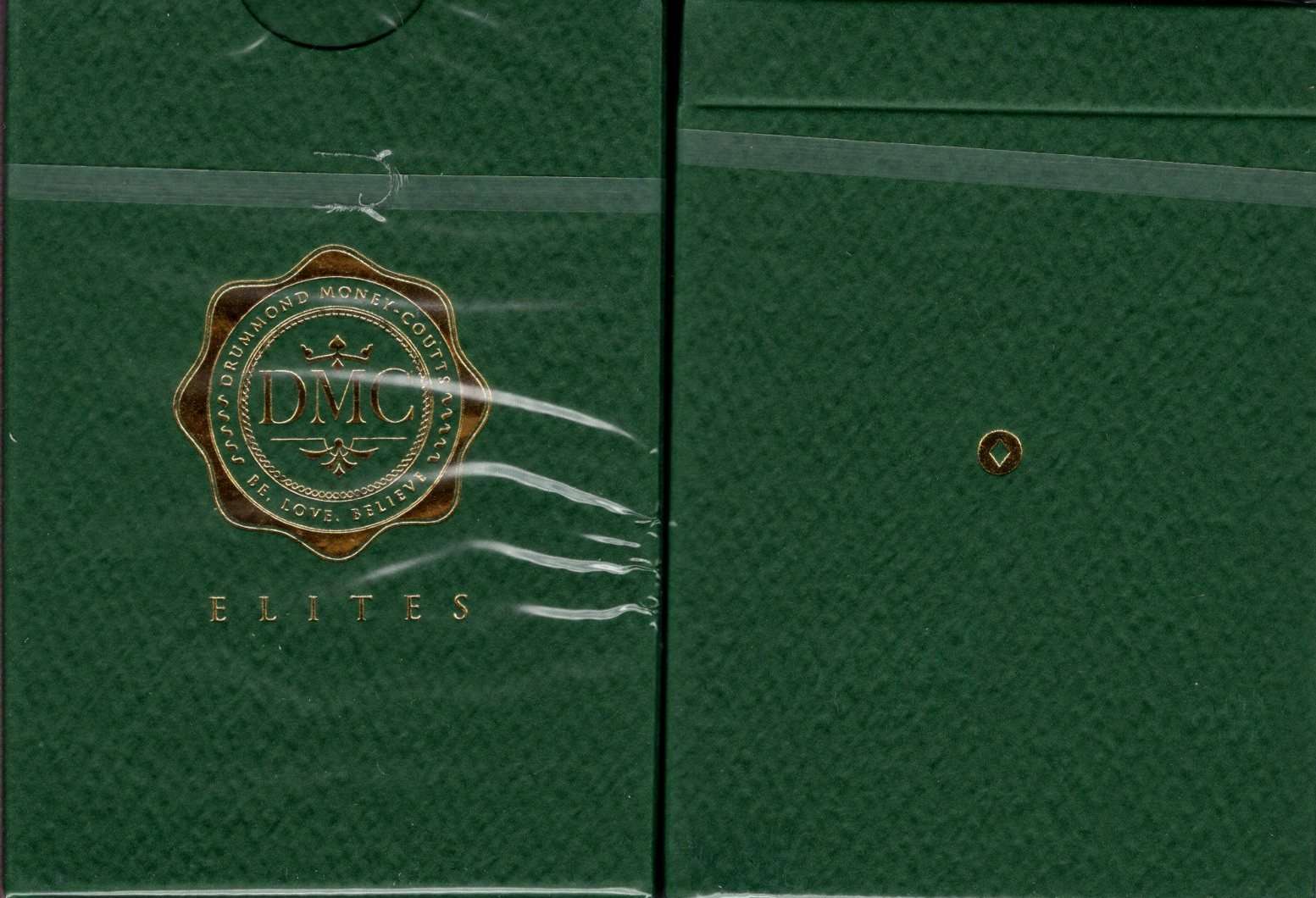DMC Elites Green Marked Playing Cards USPCC