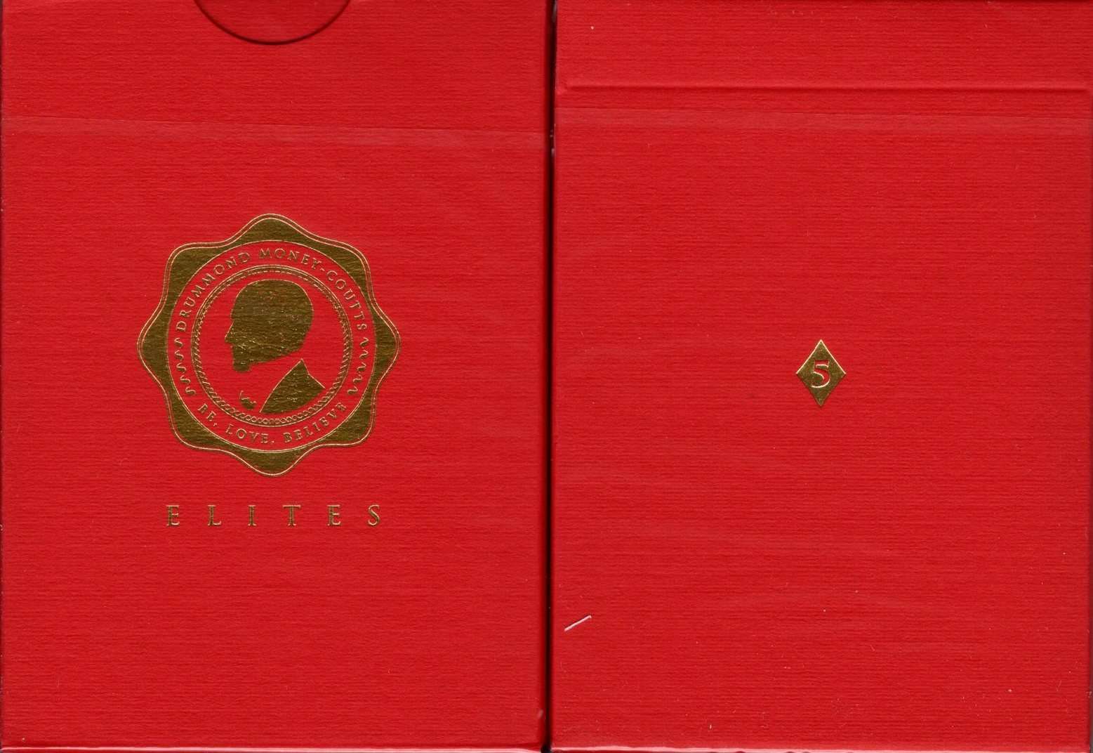 DMC Elites Red v5 Playing Cards USPCC