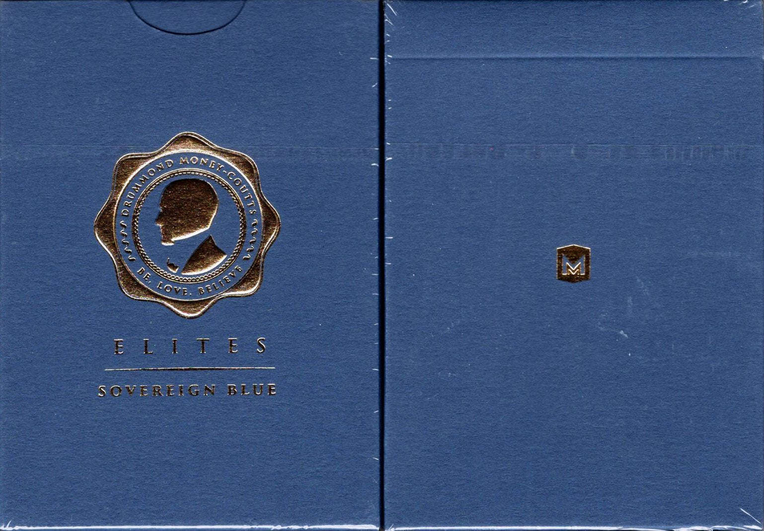 DMC Elites v4 Sovereign Blue Marked Playing Cards